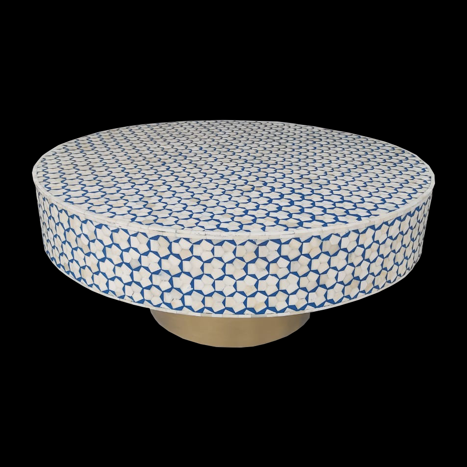 Center table with bone work