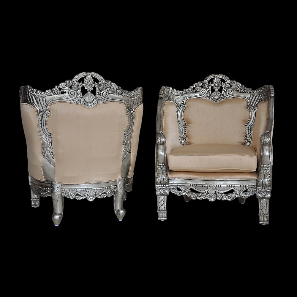 German Silver Chair