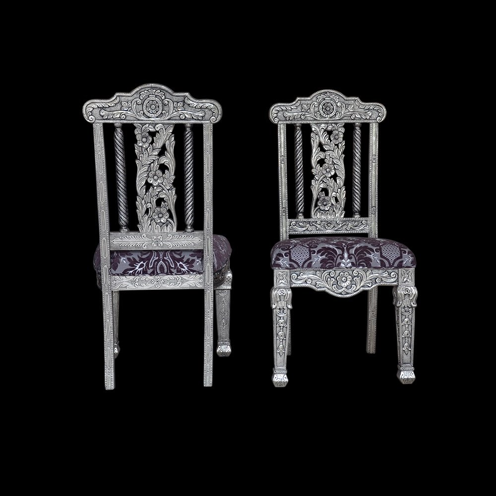 German Silver Chair