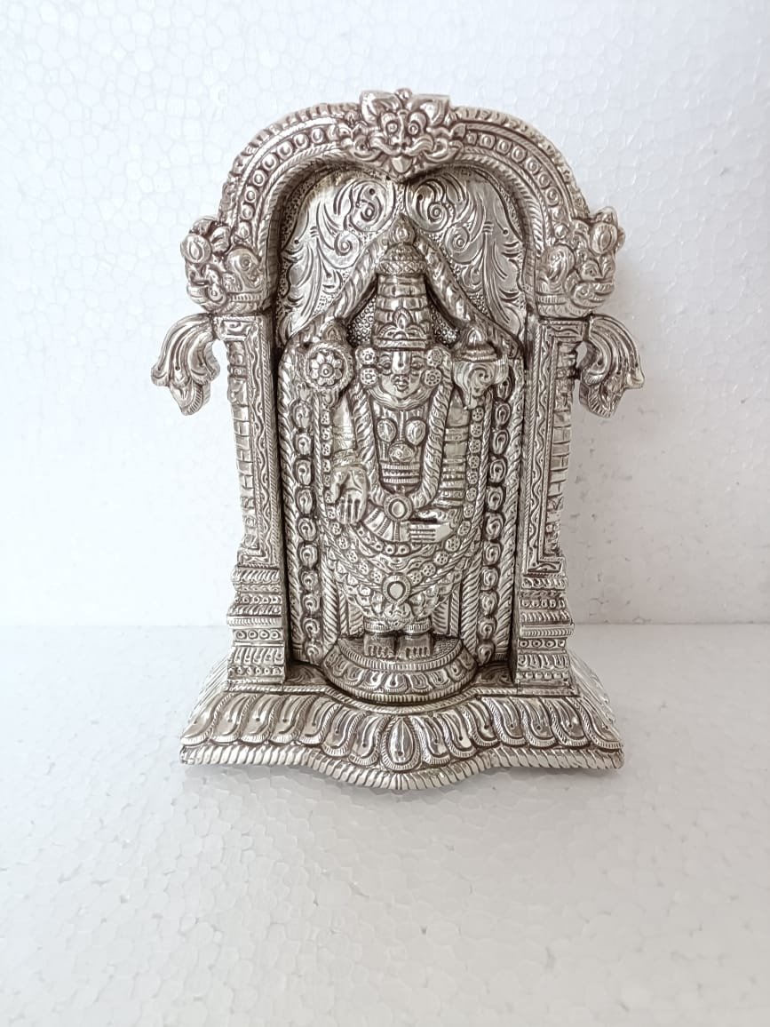 PURE SILVER TIRUPATI BALAJI IDOL