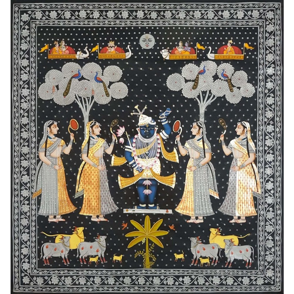 Shreenathji Sharad purnima painting