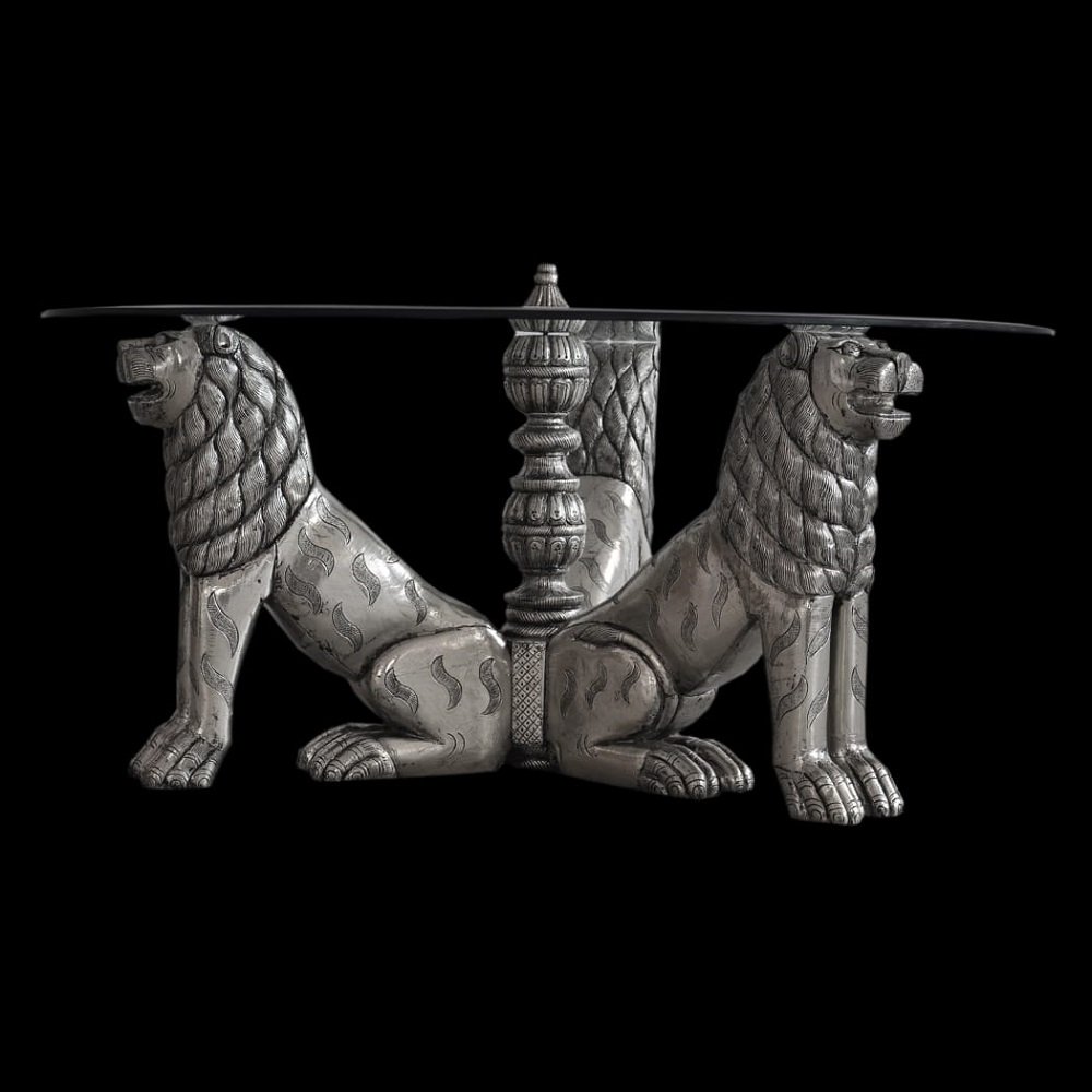 Silver Center table ( Lion Deisgn)