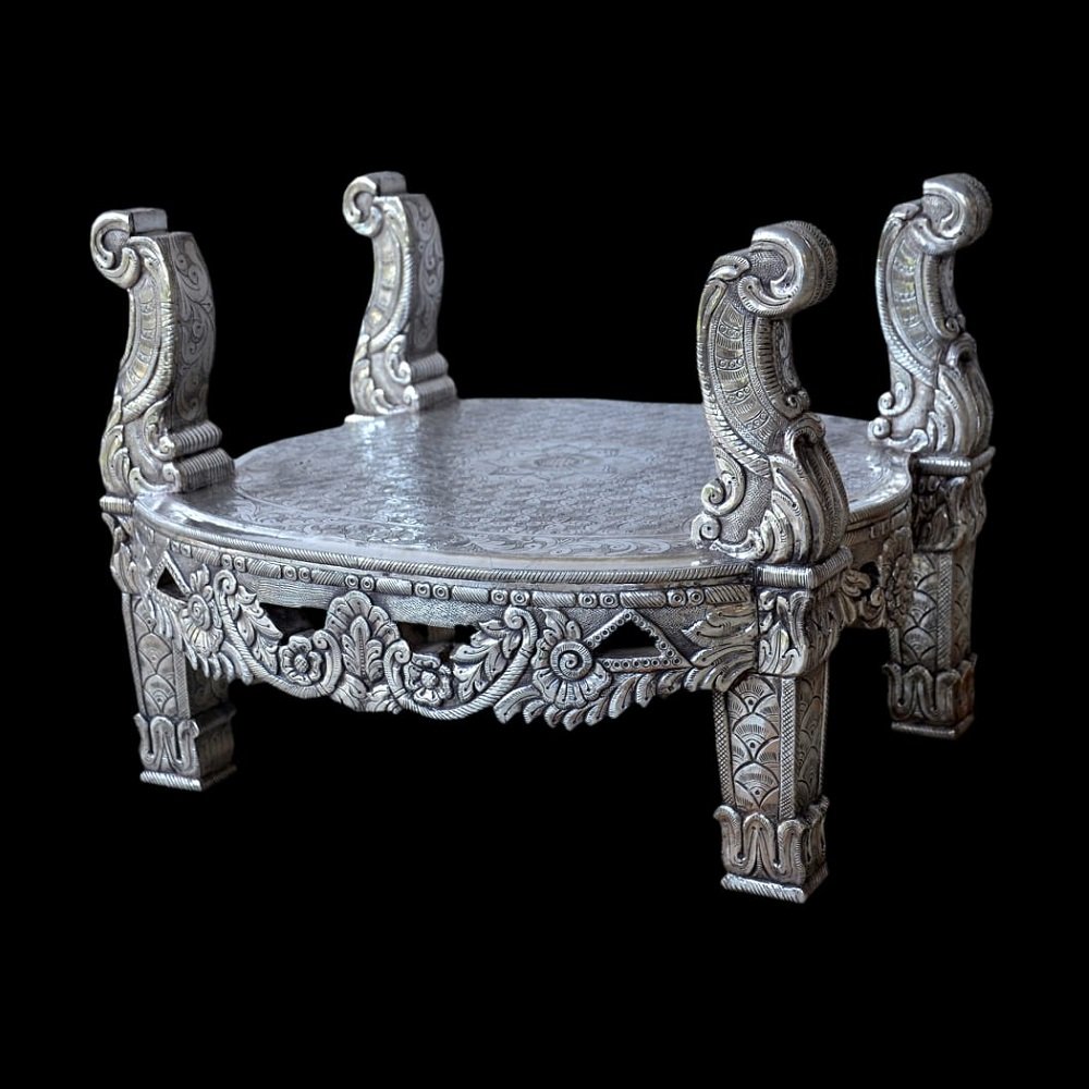 Silver Center table