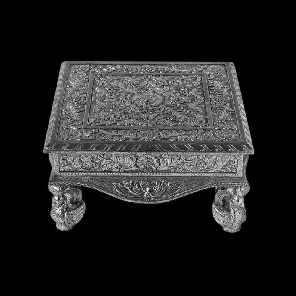 Silver Chowki (Duck Design)