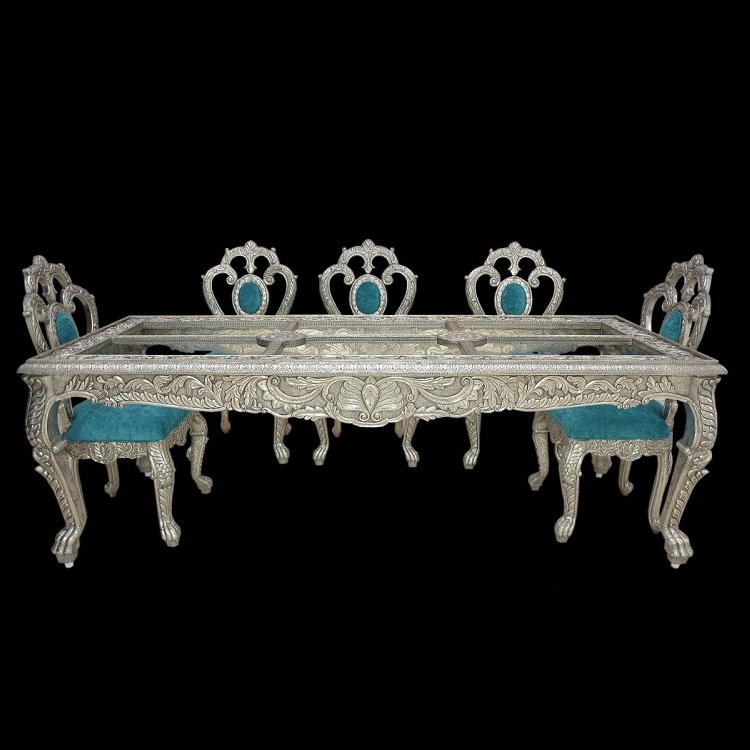 Silver Dining Table