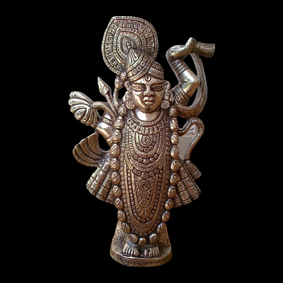 Silver Shreenathji Murti