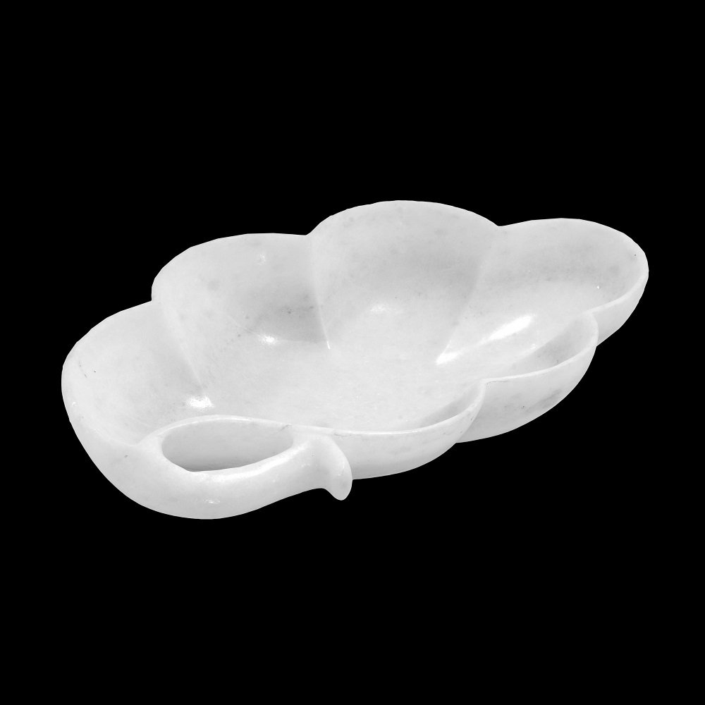 White Marble Fruit Bowl